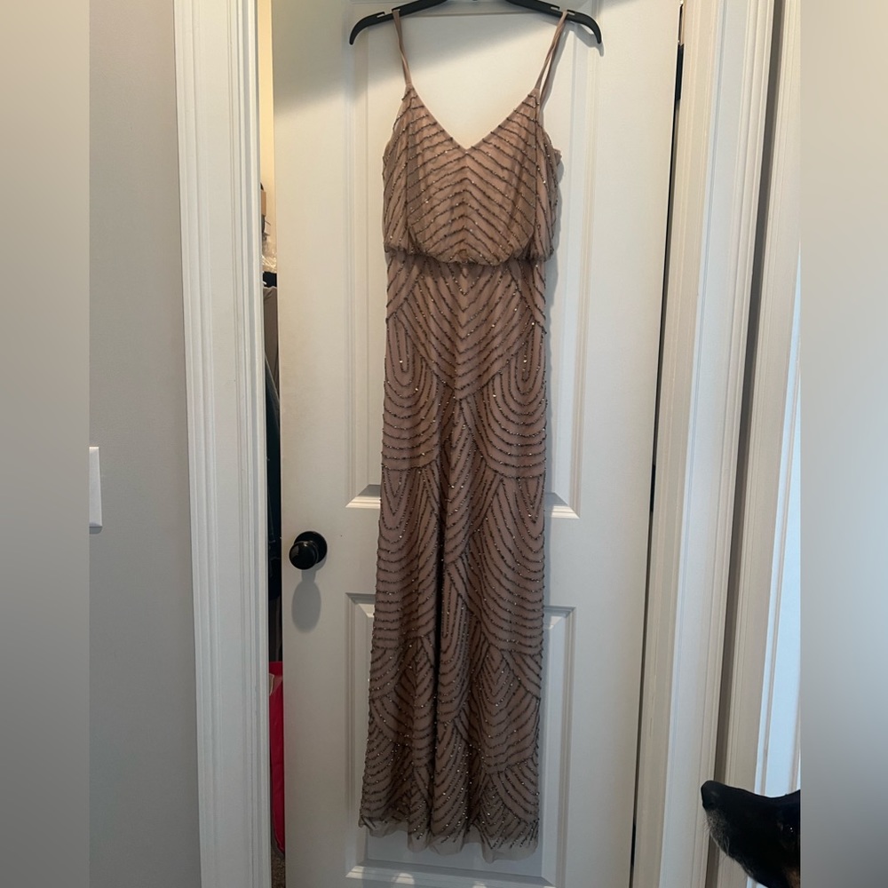 Adrianna Papell beaded gown